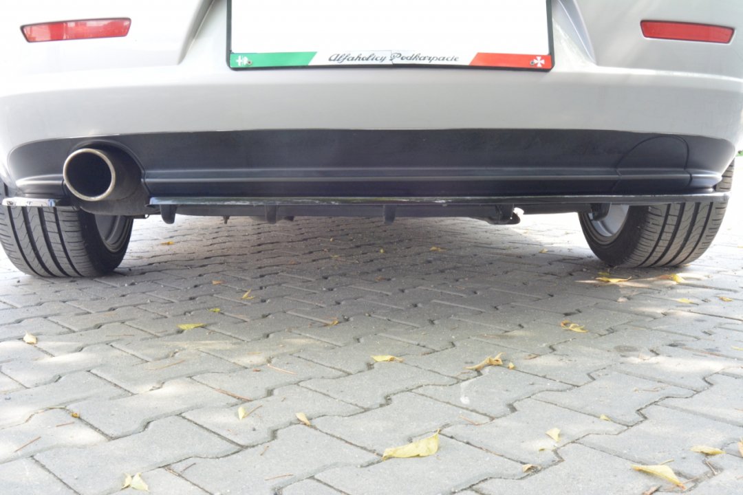 Front Diffuser Diffusor V2 Maxton Design Gloss Black For Alfa Romeo 159