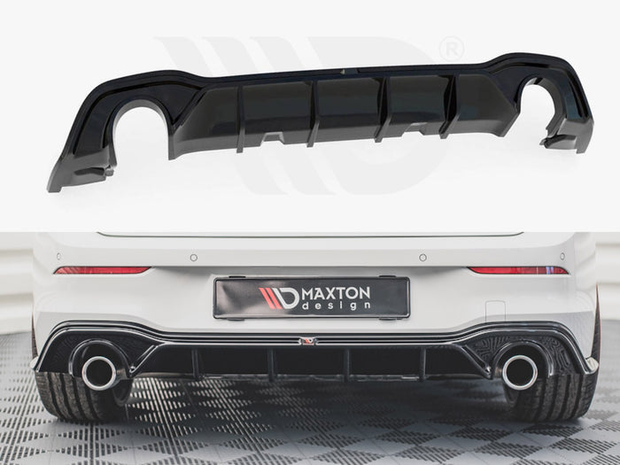Volkswagen Golf GTE Mk8 Rear Valance + Exhaust Ends Imitation - Maxton Design