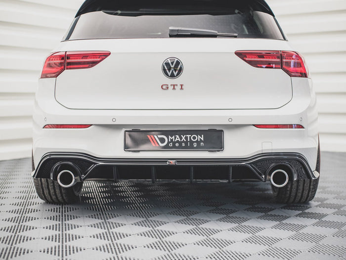 Volkswagen Golf GTE Mk8 Rear Valance + Exhaust Ends Imitation - Maxton Design