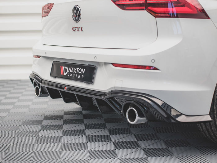 Volkswagen Golf GTE Mk8 Rear Valance + Exhaust Ends Imitation - Maxton Design