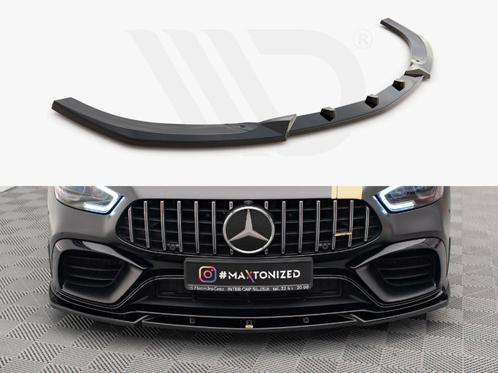 Mercedes AMG GT 63S 4-door Coupe Aero Front Splitter V.3 - Maxton Design