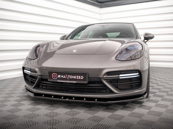 Porsche Panamera Turbo S E-Hybrid Front Splitter V.1 - Maxton Design