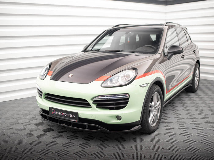 Porsche Cayenne Mk2 Front Splitter - Maxton Design