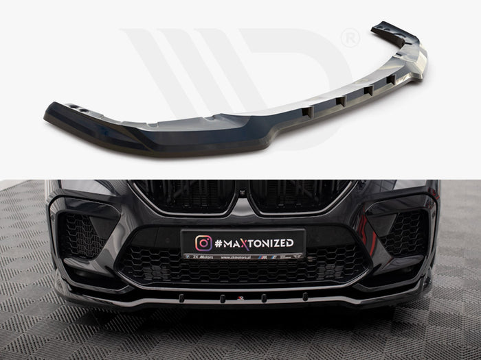 BMW X6 M F96 Front Splitter V.1 - Maxton Design