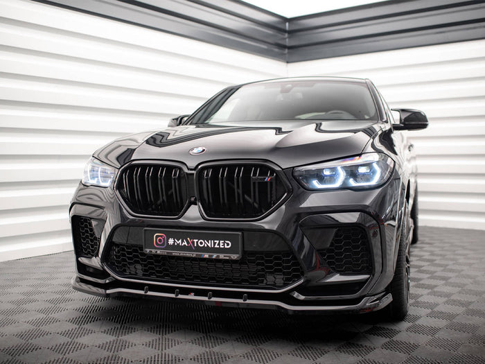 BMW X6 M F96 Front Splitter V.1 - Maxton Design