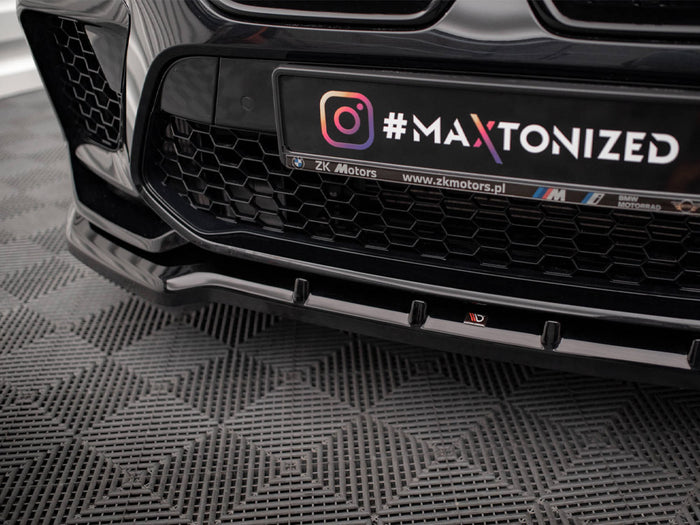 BMW X6 M F96 Front Splitter V.1 - Maxton Design