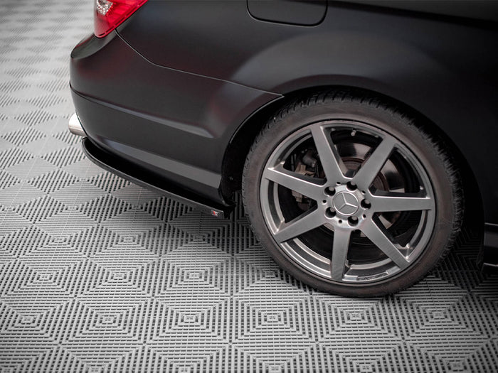 Rear Side Splitters Mercedes-Benz C Coupe / Sedan / Estate AMG-Line C204 / W204 Facelift / S204 Facelift - Maxton Design