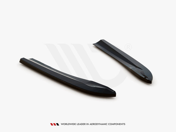 Rear Side Splitters Mercedes-Benz C Coupe / Sedan / Estate AMG-Line C204 / W204 Facelift / S204 Facelift - Maxton Design