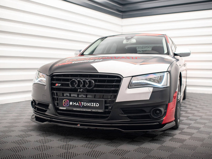 Audi S8 D4 Front Splitter V.1 - Maxton Design