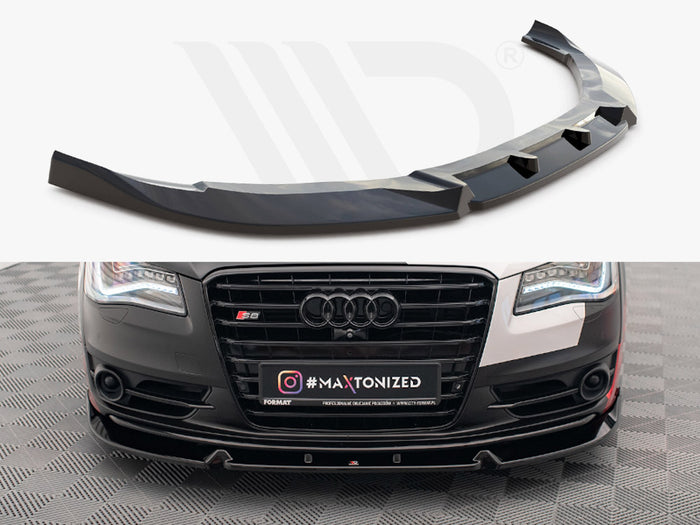 Audi S8 D4 Front Splitter V.2 - Maxton Design
