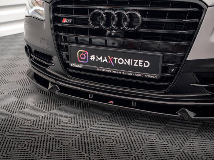 Audi S8 D4 Front Splitter V.2 - Maxton Design