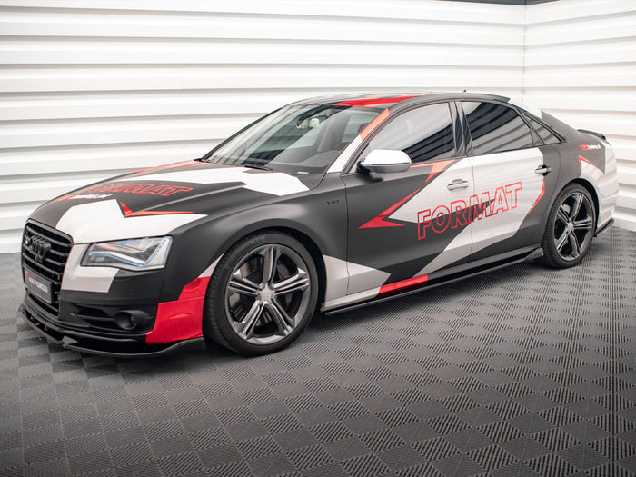Audi S8 D4 Side Skirts Diffusers V.2 - Maxton Design