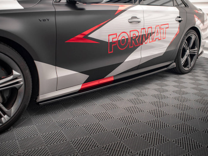 Audi S8 D4 Side Skirts Diffusers V.2 - Maxton Design
