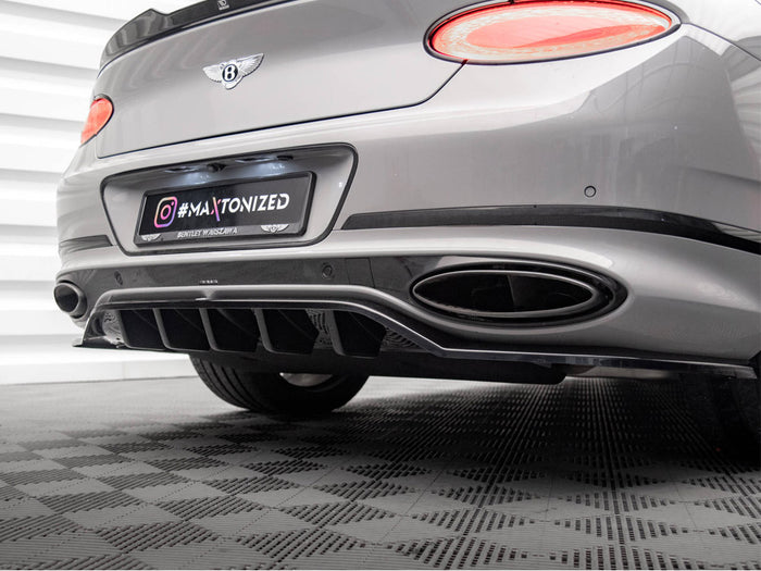 Bentley Continental GT Mk3 Rear Splitter (Vertical Bars) - Maxton Design