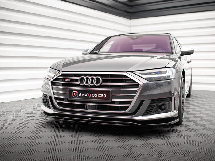 Audi S8 / A8 S-Line D5 Front Splitter V.1 - Maxton Design