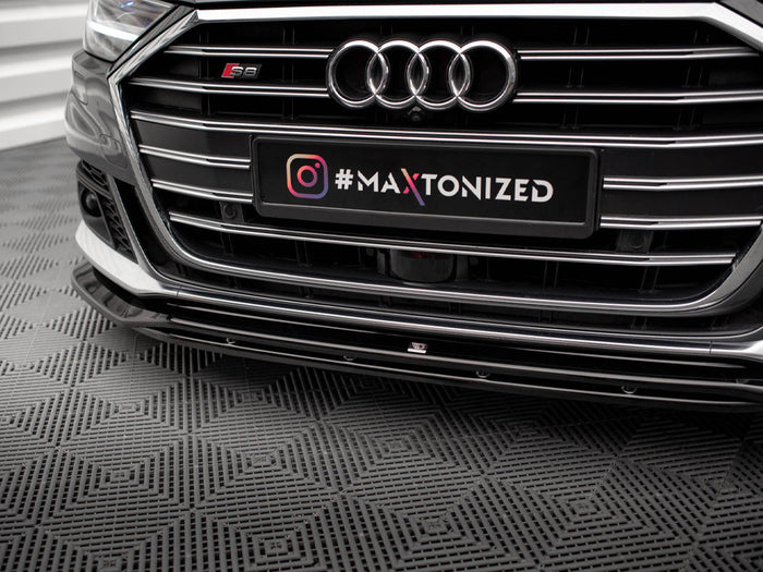 Audi S8 / A8 S-Line D5 Front Splitter V.1 - Maxton Design
