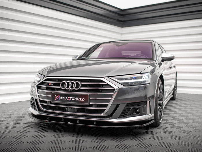 Audi S8 / A8 S-Line D5 Front Splitter V.2 - Maxton Design