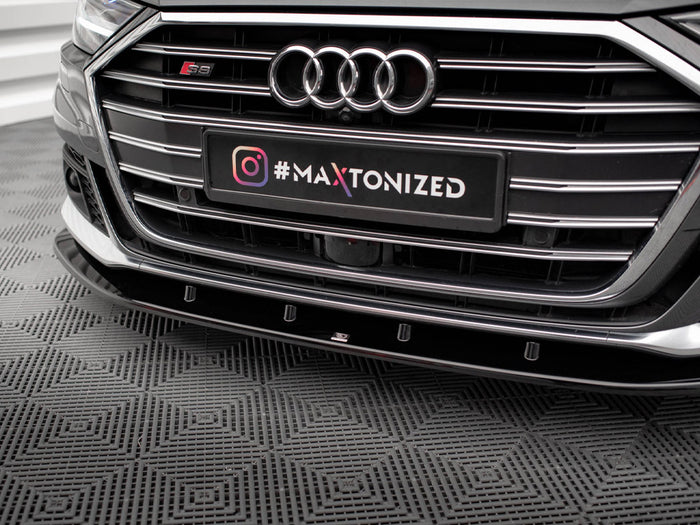 Audi S8 / A8 S-Line D5 Front Splitter V.2 - Maxton Design