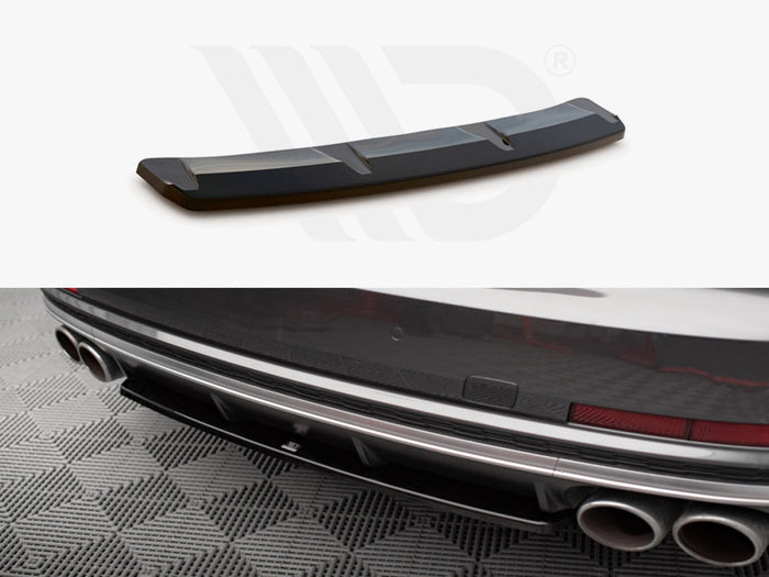 Audi S8 D5 Central Rear Splitter - Maxton Design