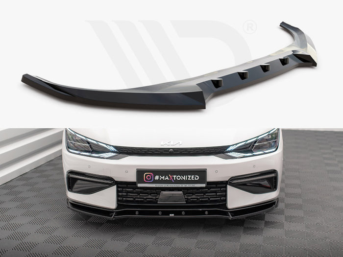 Kia EV6 GT-Line Mk1 Front Splitter V.2 - Maxton Design