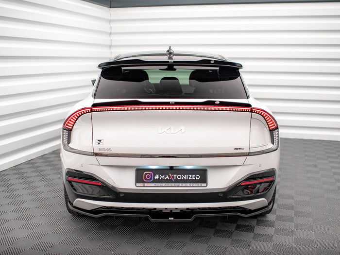 Kia EV6 GT-Line Mk1 Central Rear Splitter (Vertical Bars) - Maxton Design