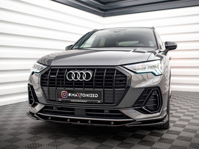 Audi Q3 S-Line F3 Front Splitter V.1 - Maxton Design