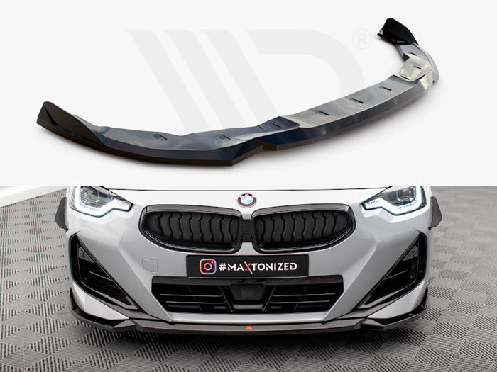 BMW 2 Coupe M-Pack / M240i G42 Front Splitter V.1 - Maxton Design