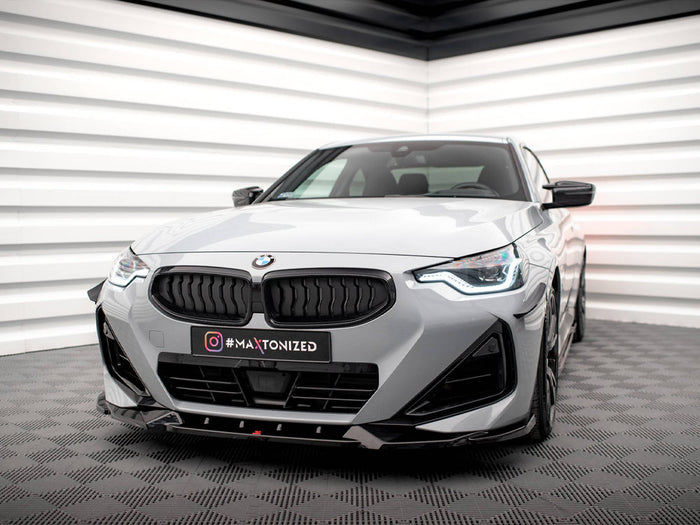 BMW 2 Coupe M-Pack / M240i G42 Front Splitter V.2 - Maxton Design
