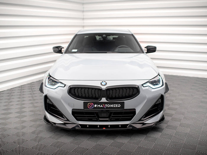 BMW 2 Coupe M-Pack / M240i G42 Front Splitter V.2 - Maxton Design