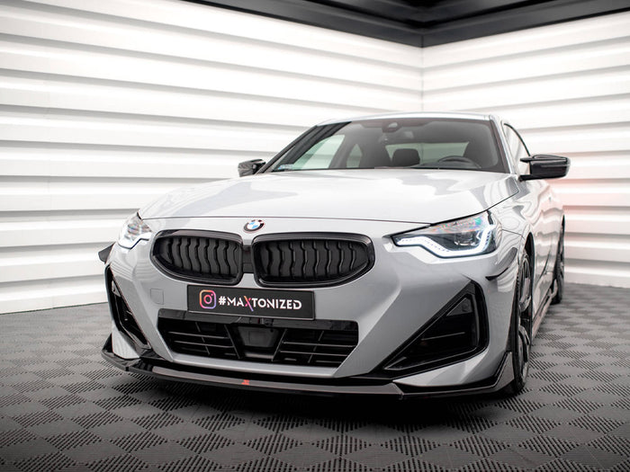 BMW 2 Coupe M-Pack / M240i G42 Front Splitter V.3 - Maxton Design