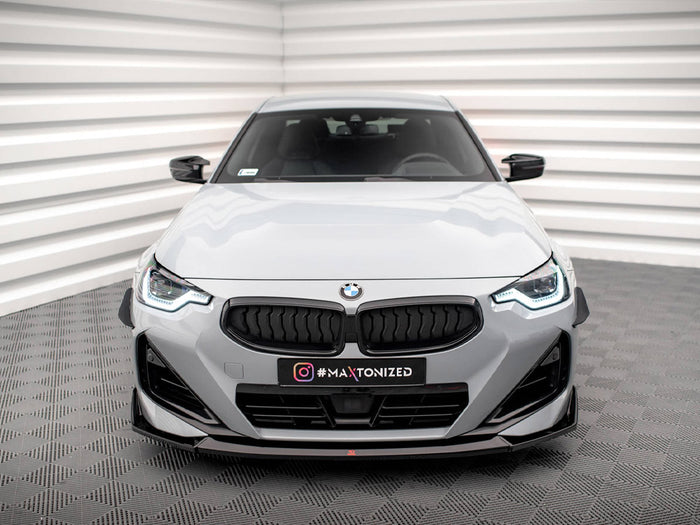 BMW 2 Coupe M-Pack / M240i G42 Front Splitter V.3 - Maxton Design