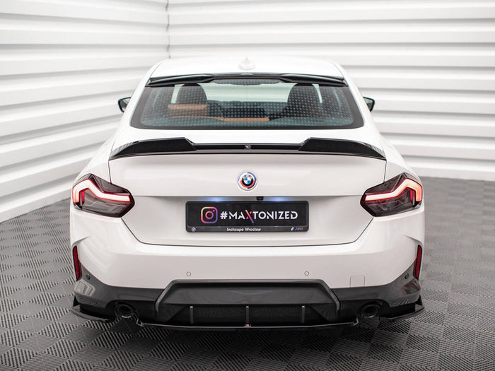 BMW 2 Coupe M-Pack G42 Central Rear Splitter - Maxton Design