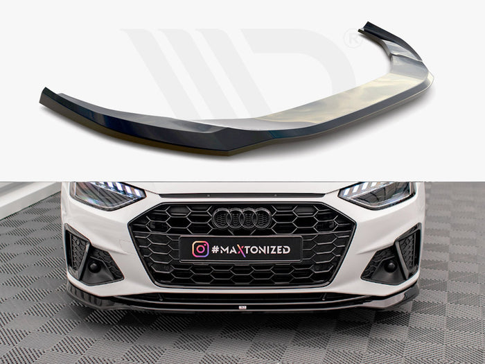 Audi A4 S-Line / S4 B9 Facelift Front Splitter V.2 - Maxton Design
