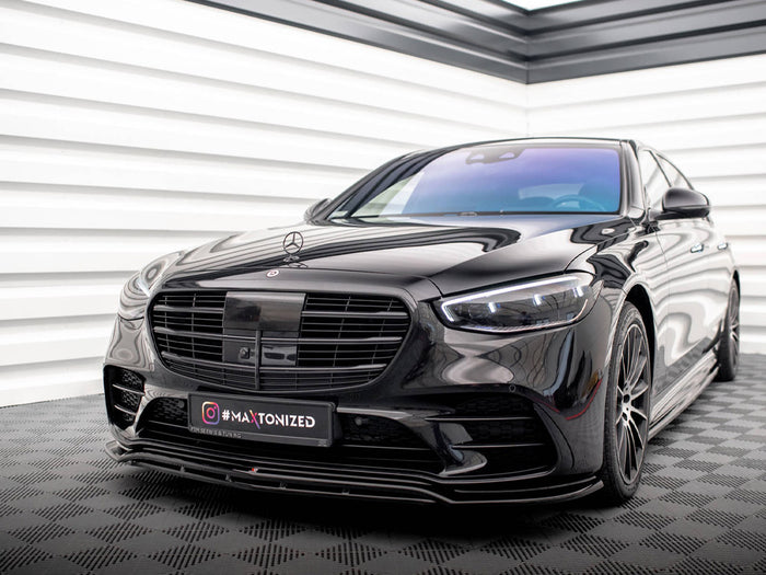Mercedes S AMG-Line W223 Front Splitter - Maxton Design
