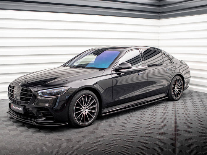Mercedes S Long AMG-Line V223 Side Skirts Diffusers - Maxton Design
