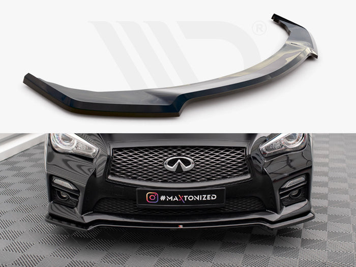 Infiniti Q50 S Mk1 Front Splitter V.1 - Maxton Design