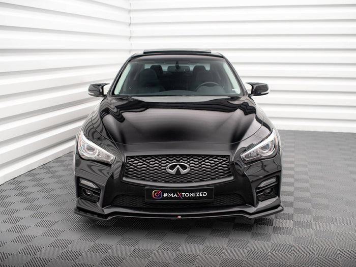 Infiniti Q50 S Mk1 Front Splitter V.1 - Maxton Design