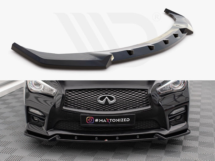 Infiniti Q50 S Mk1 Front Splitter V.2 - Maxton Design