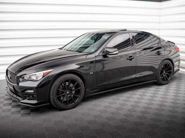 Infiniti Q50 S Mk1 Side Skirts Diffusers - Maxton Design