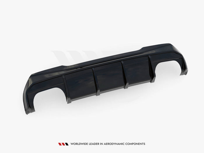BMW 1 F40 M-Sport / M135i (Double Exhaust Version) Rear Valance V.3 - Maxton Design