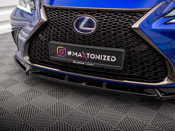 Lexus ES F Sport Mk7 Front Splitter V.2 - Maxton Design