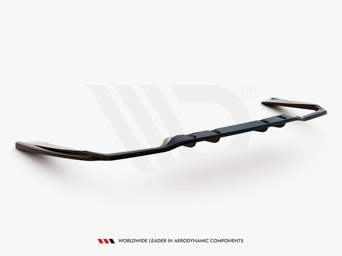 Mercedes-AMG C43 Sedan / Estate W205 / S205 Facelift Rear Splitter (Vertical Bars) - Maxton Design