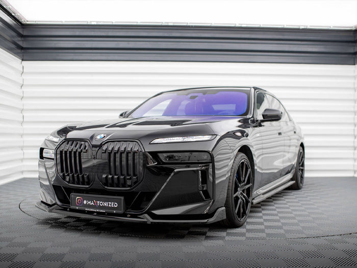 BMW 7 M-Pack / M760e / i7 M-Pack G70 Front Splitter V.2 - Maxton Design