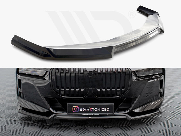 BMW 7 M-Pack / M760e / i7 M-Pack G70 Front Splitter V.3 - Maxton Design