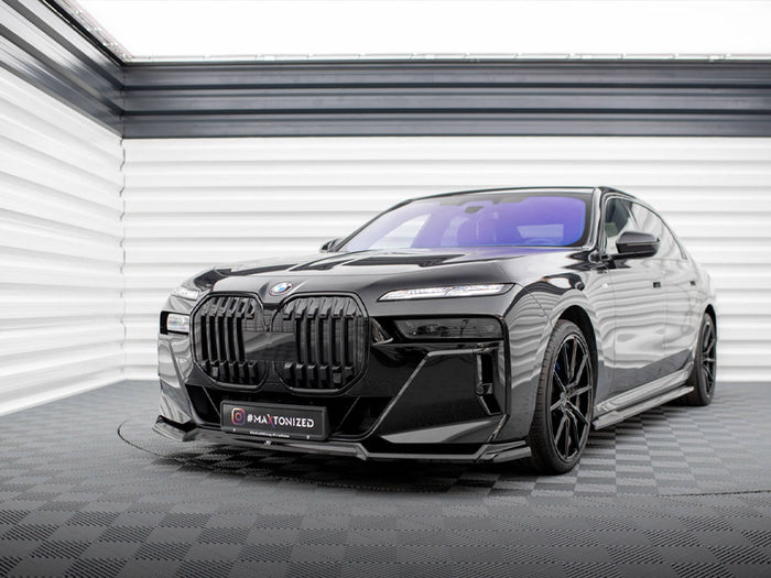 BMW 7 M-Pack / M760e / i7 M-Pack G70 Front Splitter V.3 - Maxton Design