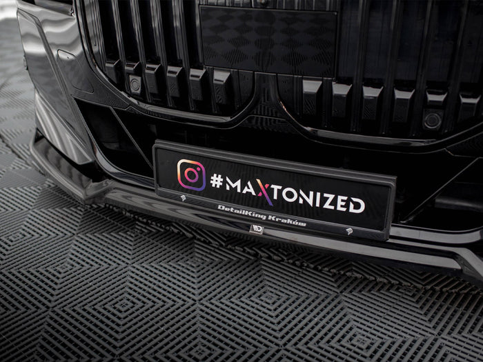 BMW 7 M-Pack / M760e / i7 M-Pack G70 Front Splitter V.3 - Maxton Design
