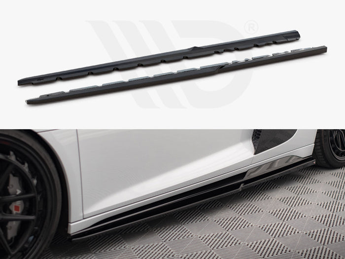 Audi R8 Mk2 Facelift Side Skirts Diffusers V.2 - Maxton Design