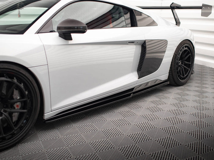 Audi R8 Mk2 Facelift Side Skirts Diffusers V.2 - Maxton Design