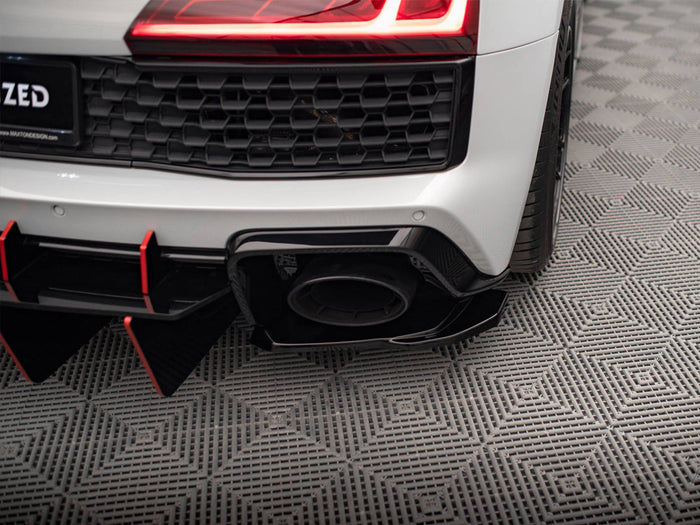 Audi R8 Mk2 Facelift Rear Side Splitters - Maxton Design