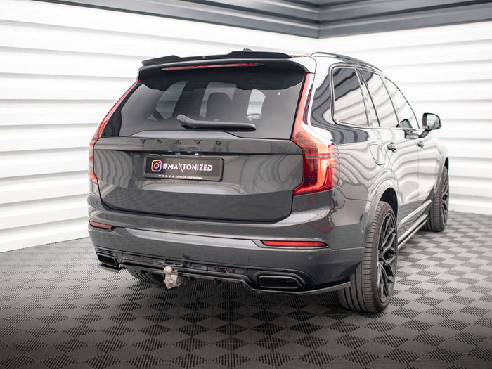 Volvo XC90 R-Design Mk2 Facelift Rear Splitter (Vertical Bars) - Maxton Design